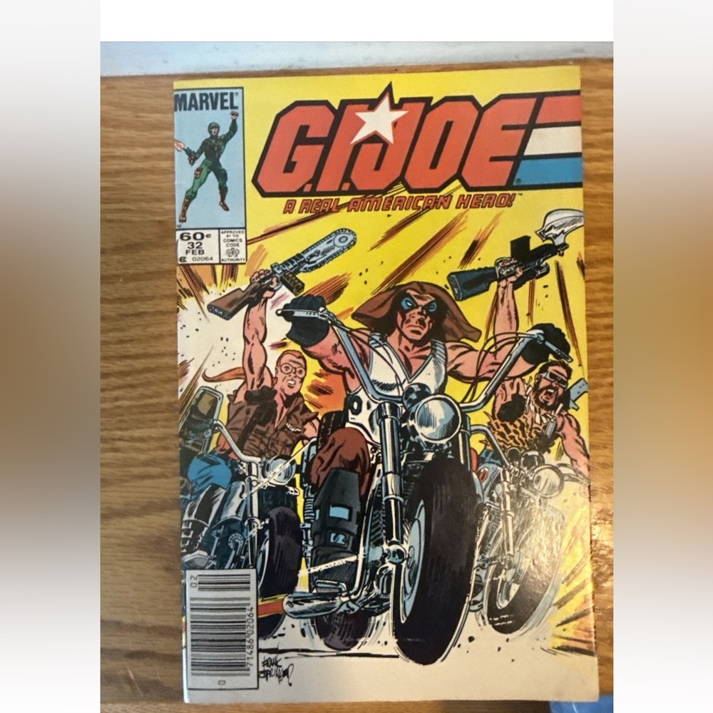 Marvel G.I. Joe Comic with Red and Yellow Cover